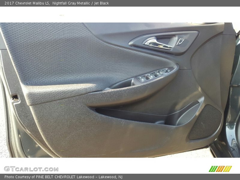 Nightfall Gray Metallic / Jet Black 2017 Chevrolet Malibu LS