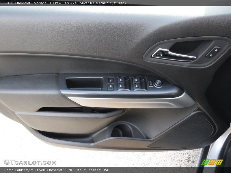 Silver Ice Metallic / Jet Black 2016 Chevrolet Colorado LT Crew Cab 4x4