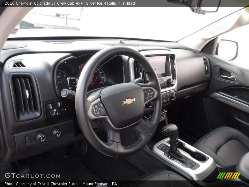 Silver Ice Metallic / Jet Black 2016 Chevrolet Colorado LT Crew Cab 4x4