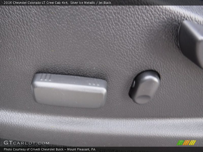 Silver Ice Metallic / Jet Black 2016 Chevrolet Colorado LT Crew Cab 4x4