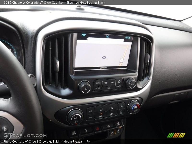 Silver Ice Metallic / Jet Black 2016 Chevrolet Colorado LT Crew Cab 4x4