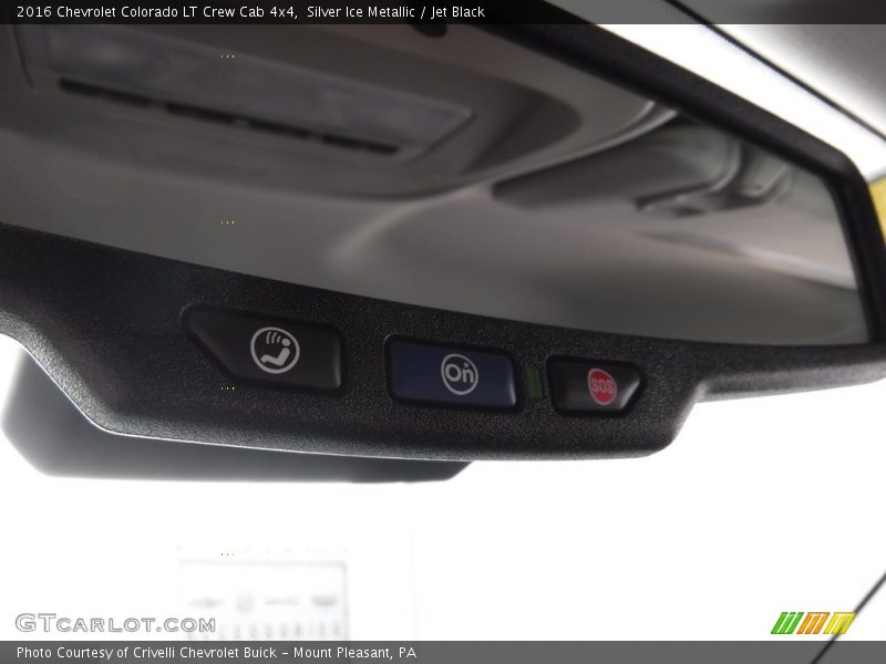 Silver Ice Metallic / Jet Black 2016 Chevrolet Colorado LT Crew Cab 4x4