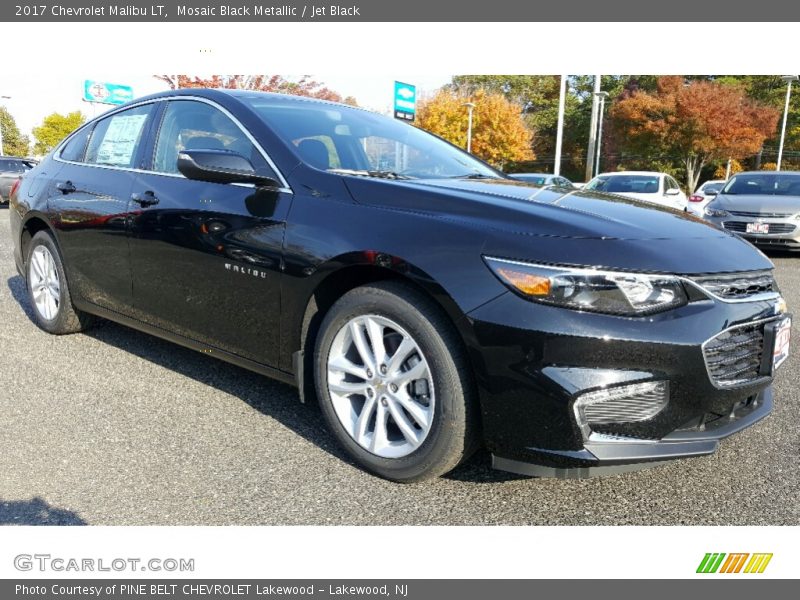 Mosaic Black Metallic / Jet Black 2017 Chevrolet Malibu LT