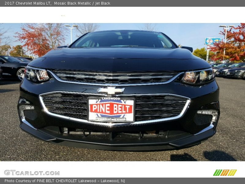 Mosaic Black Metallic / Jet Black 2017 Chevrolet Malibu LT