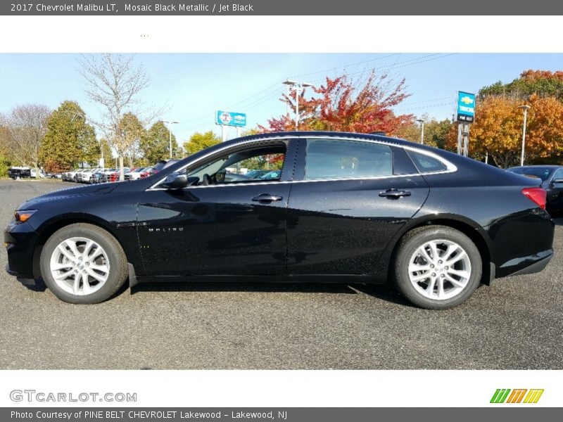 Mosaic Black Metallic / Jet Black 2017 Chevrolet Malibu LT