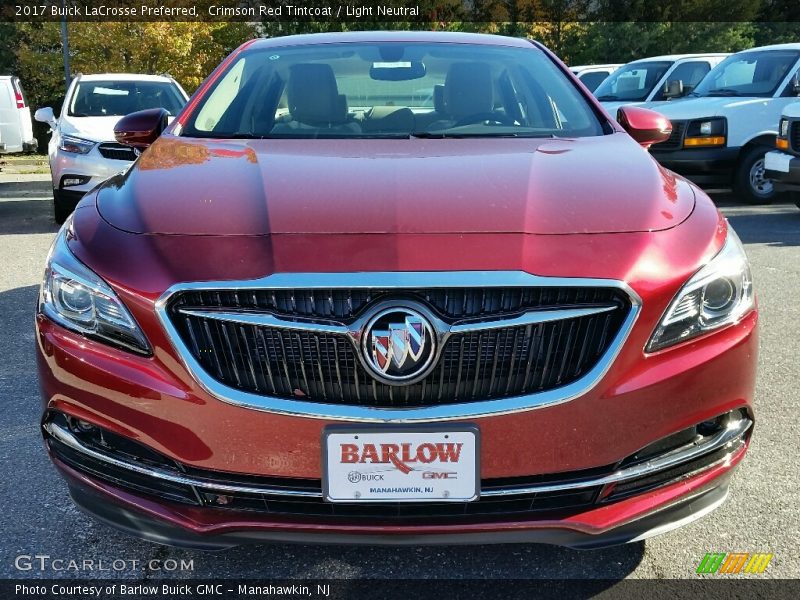 Crimson Red Tintcoat / Light Neutral 2017 Buick LaCrosse Preferred