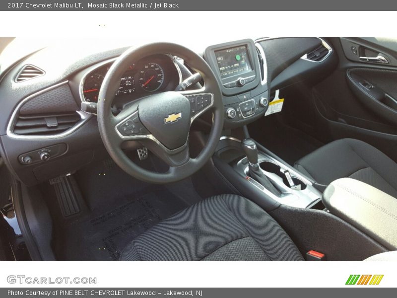 Mosaic Black Metallic / Jet Black 2017 Chevrolet Malibu LT
