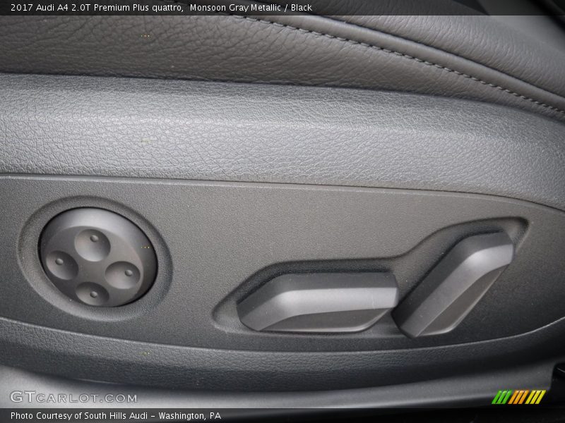 Monsoon Gray Metallic / Black 2017 Audi A4 2.0T Premium Plus quattro
