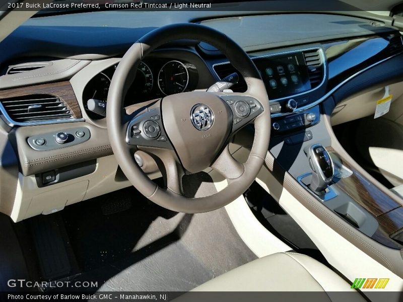 Front Seat of 2017 LaCrosse Preferred