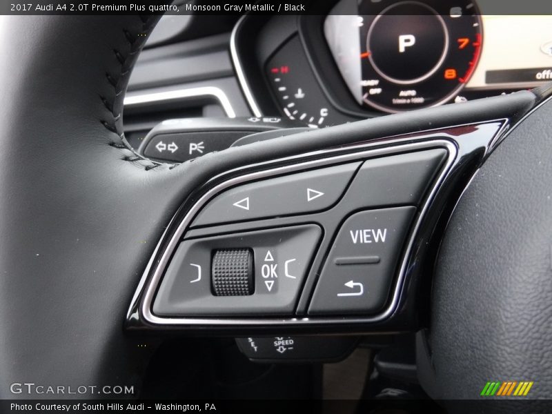 Monsoon Gray Metallic / Black 2017 Audi A4 2.0T Premium Plus quattro