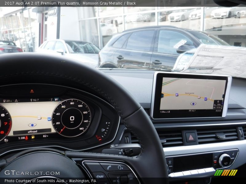 Monsoon Gray Metallic / Black 2017 Audi A4 2.0T Premium Plus quattro