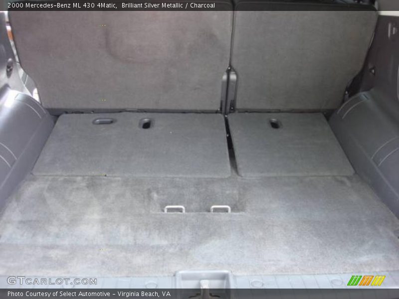 Brilliant Silver Metallic / Charcoal 2000 Mercedes-Benz ML 430 4Matic