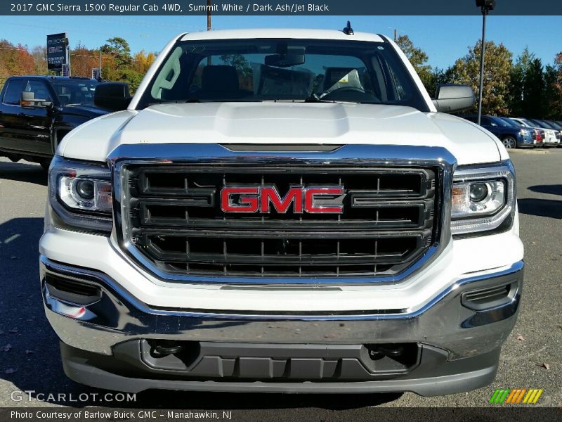 Summit White / Dark Ash/Jet Black 2017 GMC Sierra 1500 Regular Cab 4WD