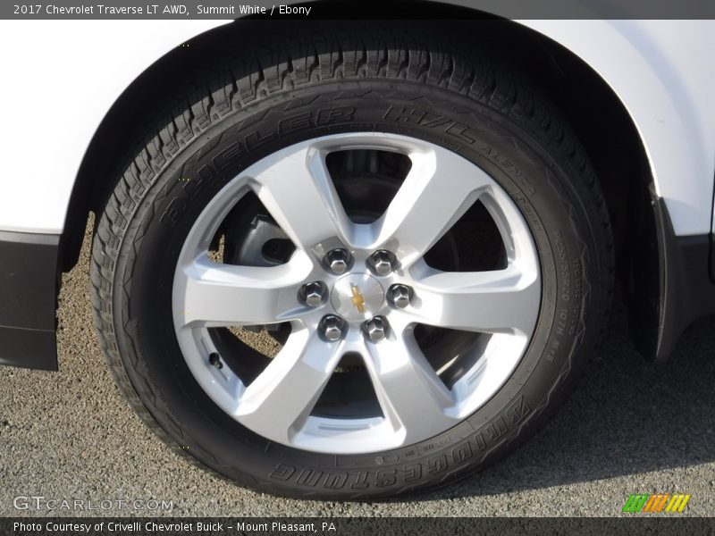 Summit White / Ebony 2017 Chevrolet Traverse LT AWD