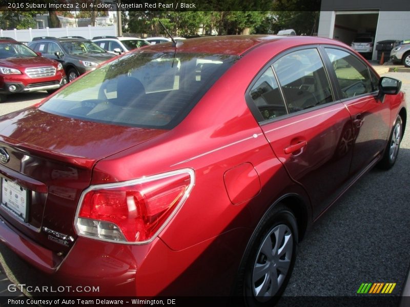 Venetian Red Pearl / Black 2016 Subaru Impreza 2.0i 4-door