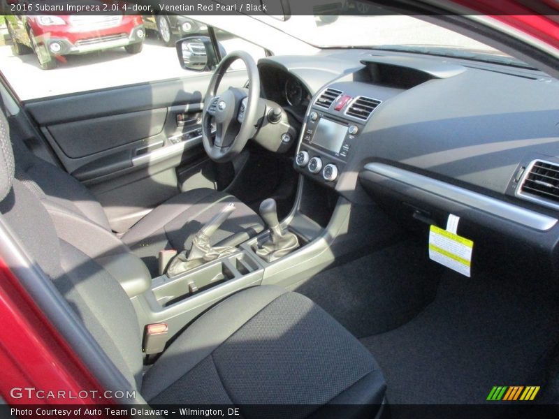 Venetian Red Pearl / Black 2016 Subaru Impreza 2.0i 4-door