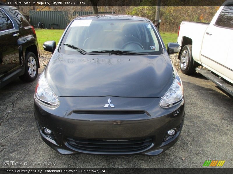 Mystic Black / Black 2015 Mitsubishi Mirage ES
