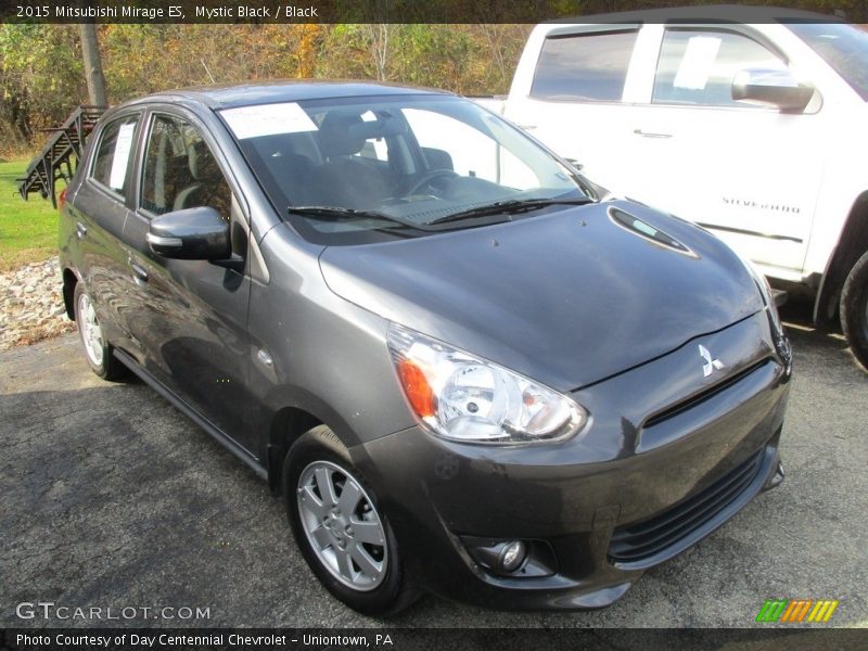 Mystic Black / Black 2015 Mitsubishi Mirage ES