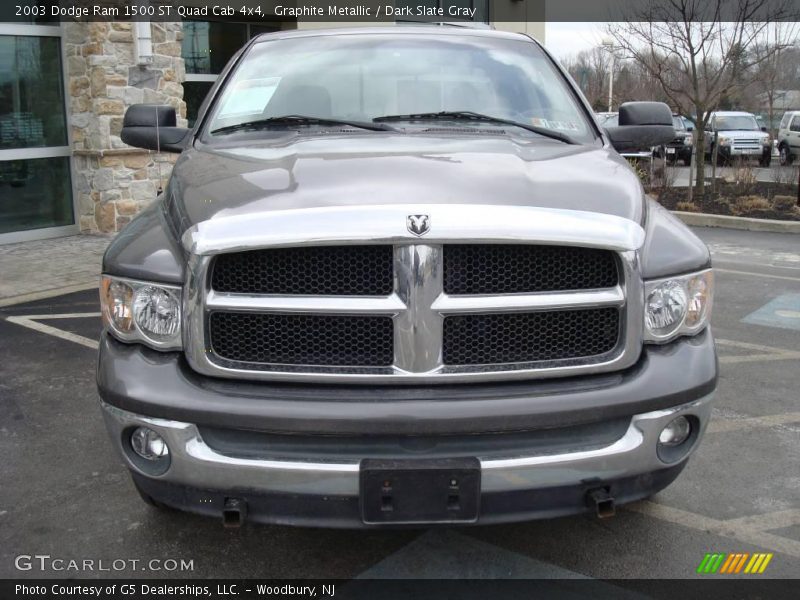 Graphite Metallic / Dark Slate Gray 2003 Dodge Ram 1500 ST Quad Cab 4x4