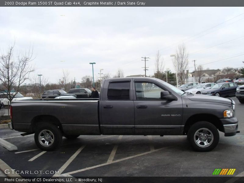 Graphite Metallic / Dark Slate Gray 2003 Dodge Ram 1500 ST Quad Cab 4x4