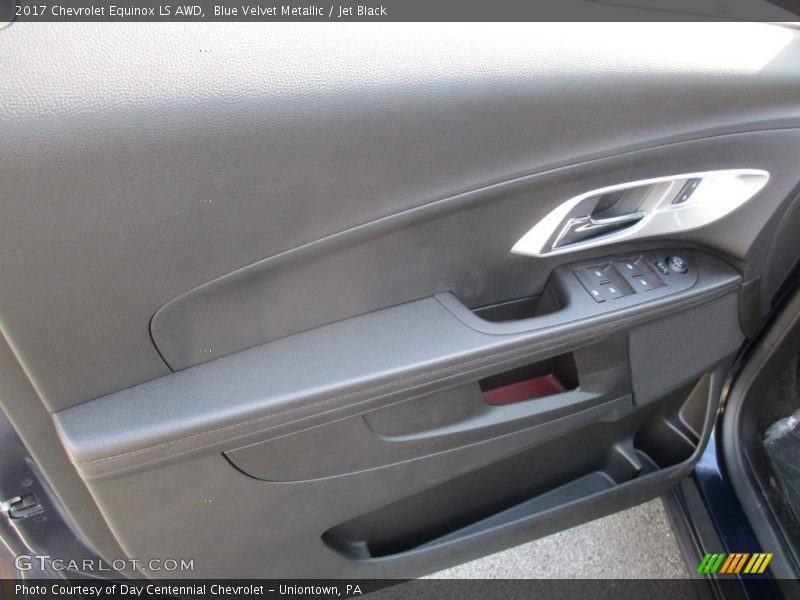 Blue Velvet Metallic / Jet Black 2017 Chevrolet Equinox LS AWD