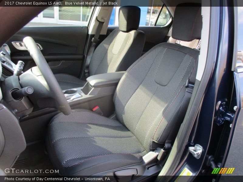 Blue Velvet Metallic / Jet Black 2017 Chevrolet Equinox LS AWD