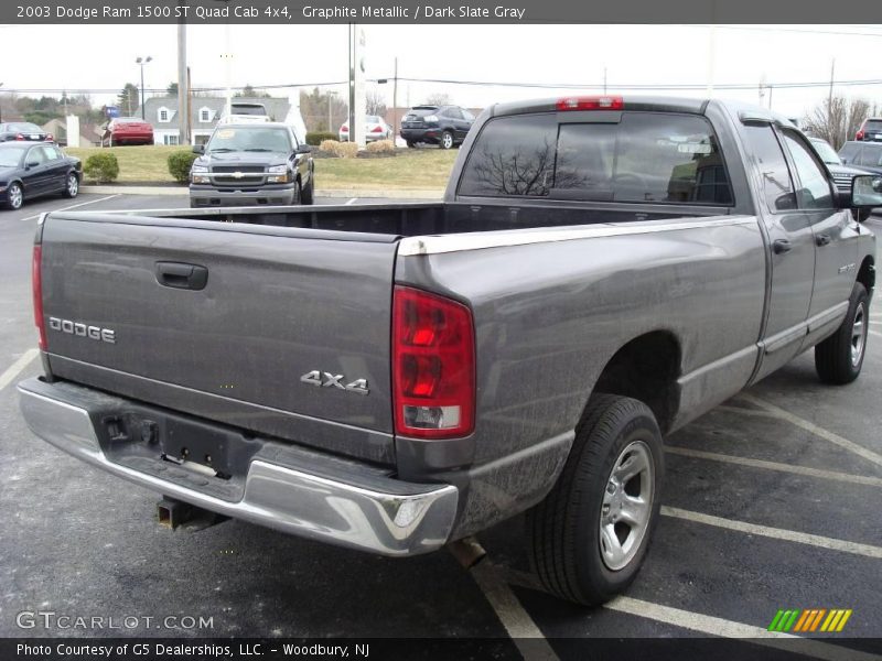 Graphite Metallic / Dark Slate Gray 2003 Dodge Ram 1500 ST Quad Cab 4x4