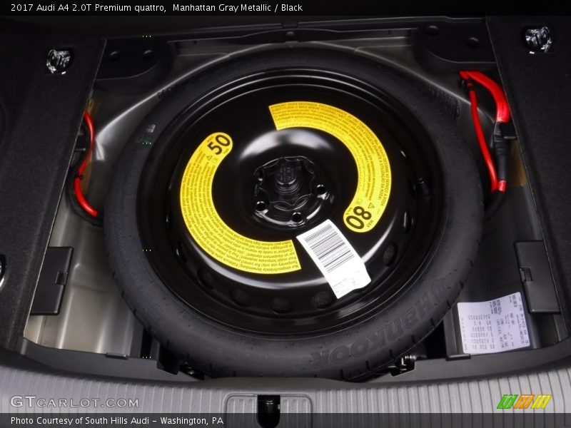 Manhattan Gray Metallic / Black 2017 Audi A4 2.0T Premium quattro