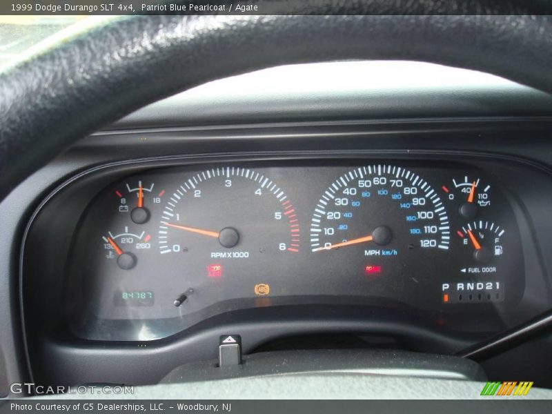 Patriot Blue Pearlcoat / Agate 1999 Dodge Durango SLT 4x4