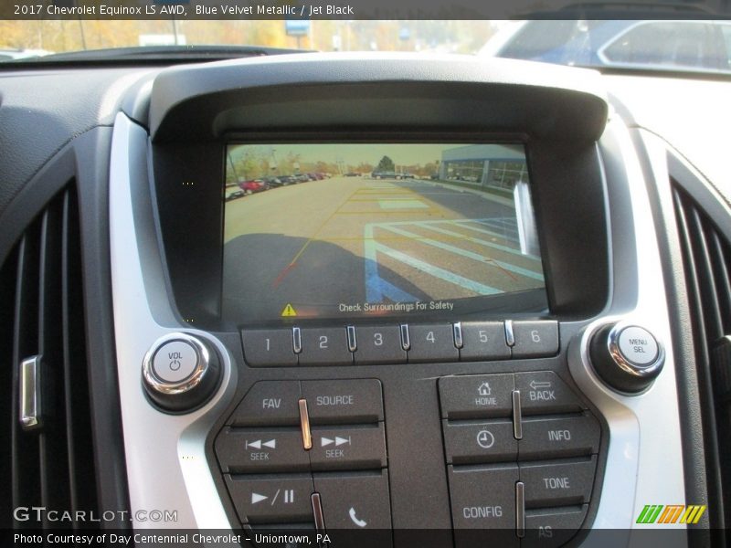 Blue Velvet Metallic / Jet Black 2017 Chevrolet Equinox LS AWD
