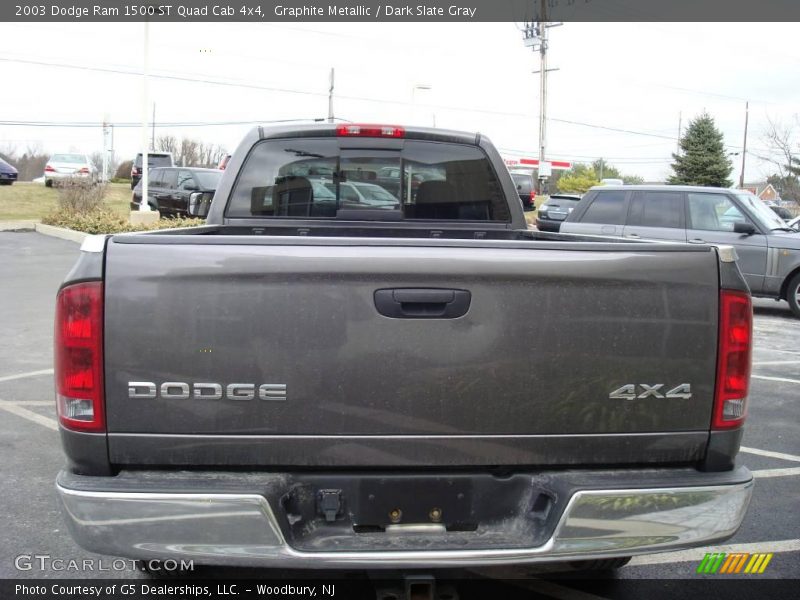 Graphite Metallic / Dark Slate Gray 2003 Dodge Ram 1500 ST Quad Cab 4x4