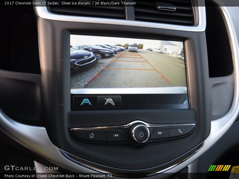 Silver Ice Metallic / Jet Black/Dark Titanium 2017 Chevrolet Sonic LT Sedan