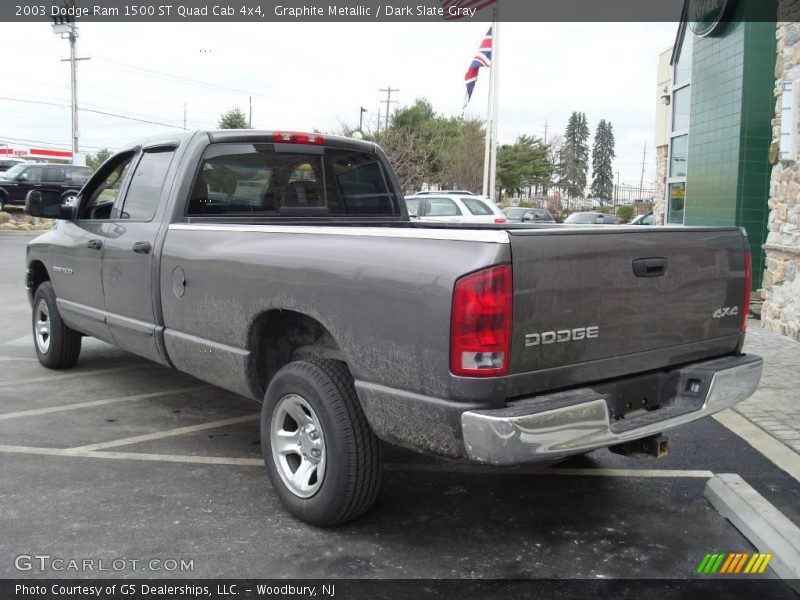 Graphite Metallic / Dark Slate Gray 2003 Dodge Ram 1500 ST Quad Cab 4x4