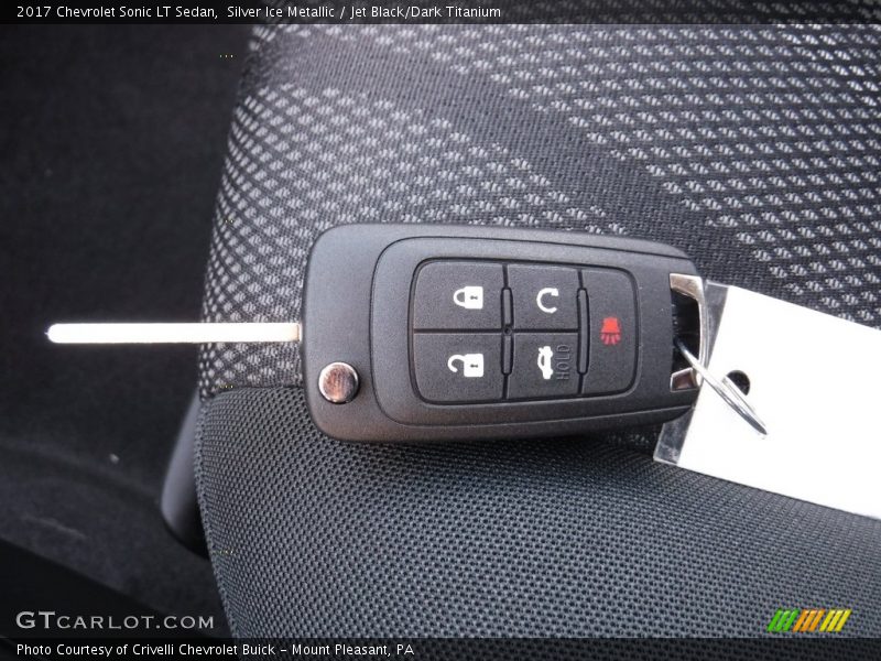 Keys of 2017 Sonic LT Sedan