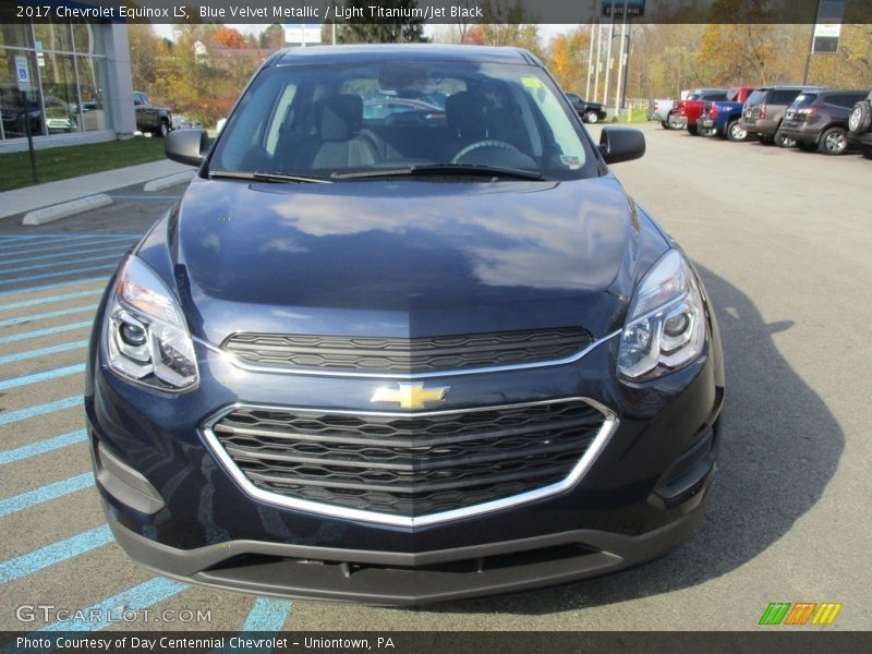 Blue Velvet Metallic / Light Titanium/Jet Black 2017 Chevrolet Equinox LS