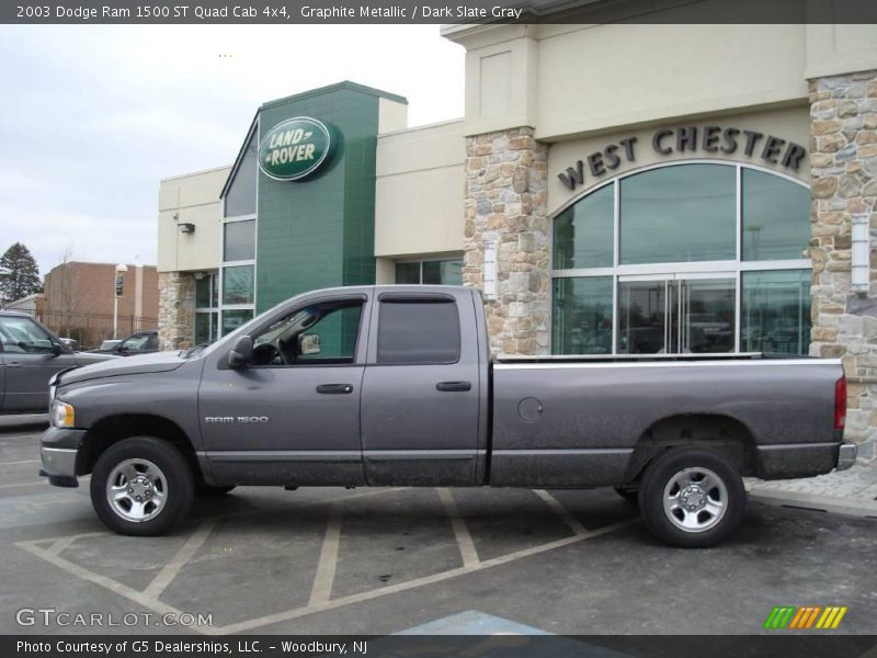 Graphite Metallic / Dark Slate Gray 2003 Dodge Ram 1500 ST Quad Cab 4x4