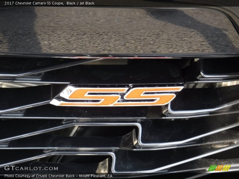 Black / Jet Black 2017 Chevrolet Camaro SS Coupe