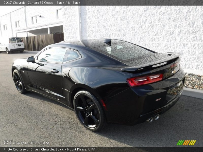 Black / Jet Black 2017 Chevrolet Camaro SS Coupe