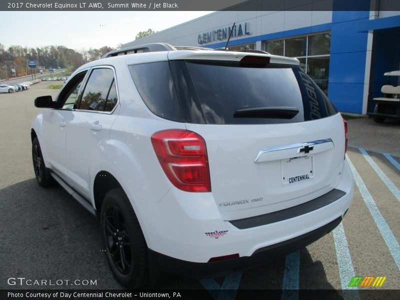 Summit White / Jet Black 2017 Chevrolet Equinox LT AWD