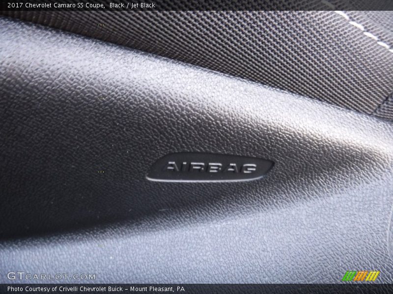Black / Jet Black 2017 Chevrolet Camaro SS Coupe