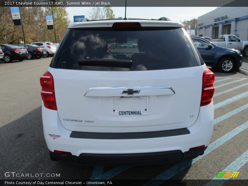 Summit White / Jet Black 2017 Chevrolet Equinox LT AWD