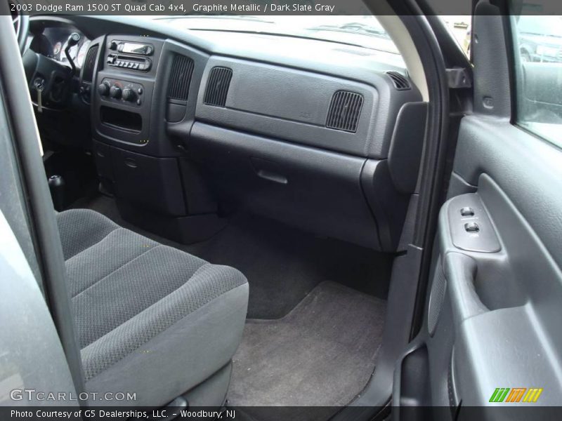 Graphite Metallic / Dark Slate Gray 2003 Dodge Ram 1500 ST Quad Cab 4x4