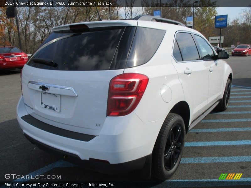 Summit White / Jet Black 2017 Chevrolet Equinox LT AWD