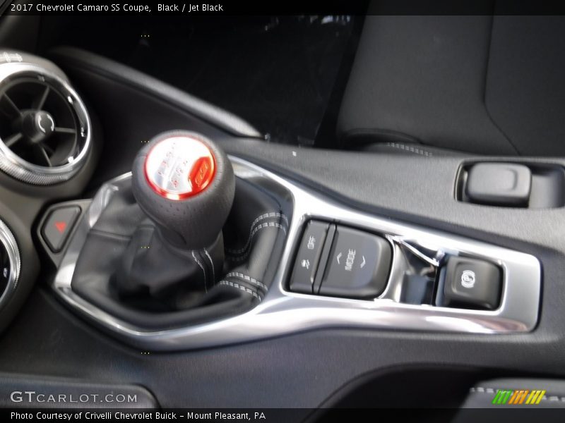 Black / Jet Black 2017 Chevrolet Camaro SS Coupe