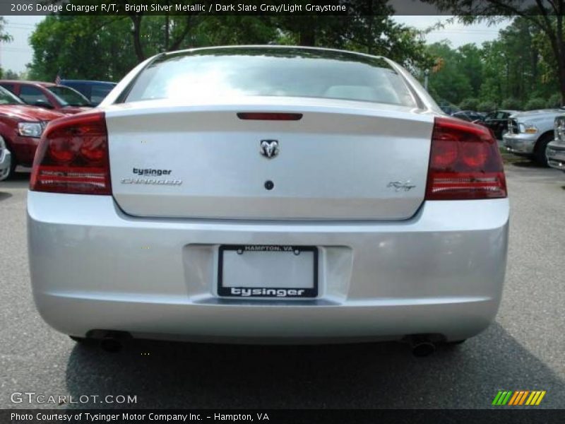 Bright Silver Metallic / Dark Slate Gray/Light Graystone 2006 Dodge Charger R/T