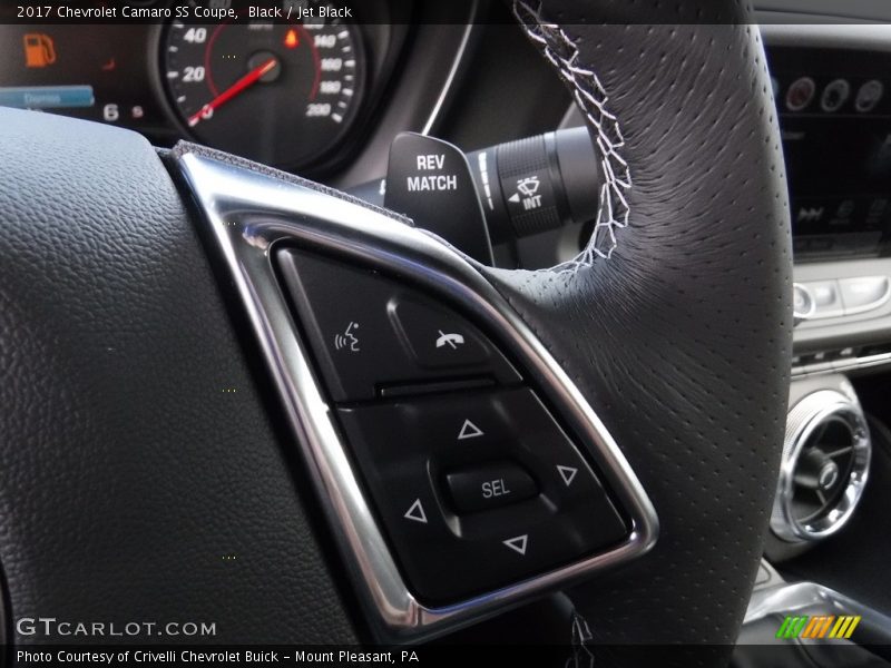 Controls of 2017 Camaro SS Coupe