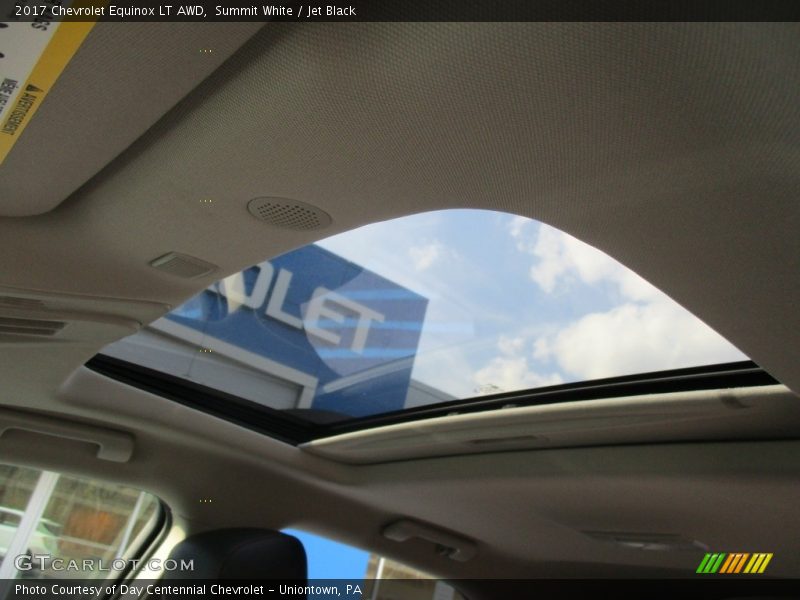 Summit White / Jet Black 2017 Chevrolet Equinox LT AWD