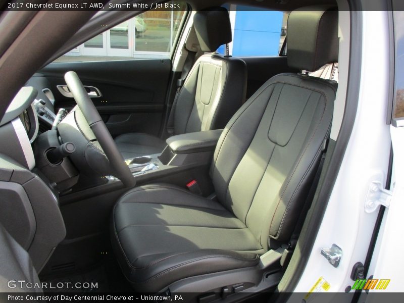 Summit White / Jet Black 2017 Chevrolet Equinox LT AWD