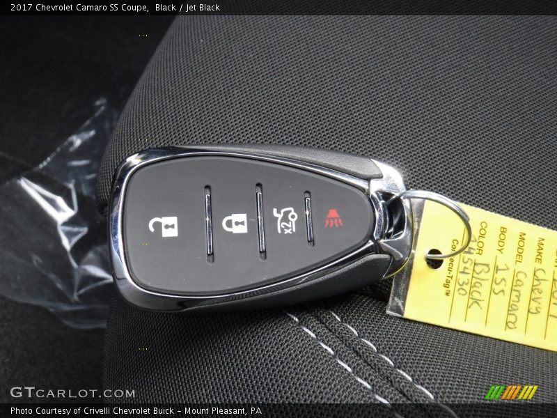Keys of 2017 Camaro SS Coupe