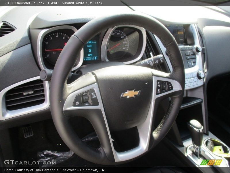 Summit White / Jet Black 2017 Chevrolet Equinox LT AWD